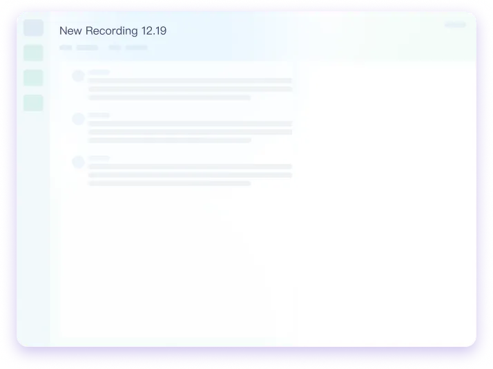 Cheetu AI conference notes — intelligent meeting solution UI